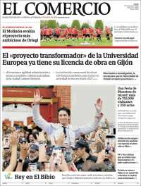 Portada de El Comercio - Gijón (Espa&ntilde;a)