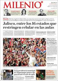 Portada de Milenio - Jalisco (M&eacute;xico)