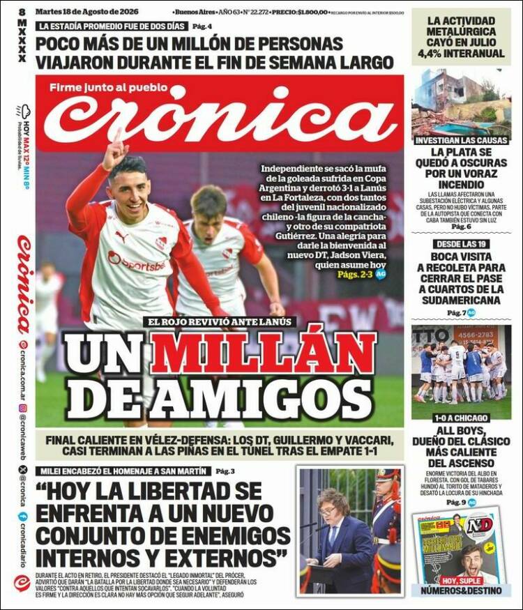 Portada de La Voz del Chaco (Argentina)