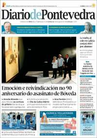 Portada de Diario de Pontevedra (Espa&ntilde;a)
