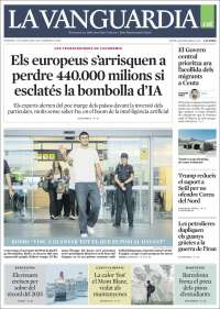Portada de La Vanguardia (Espa&ntilde;a)