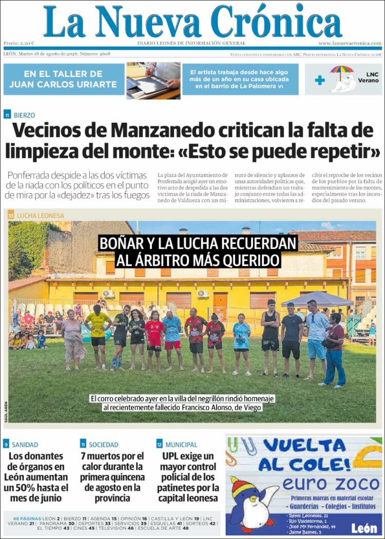 Portada de La Nueva Crónica (Espa&ntilde;a)