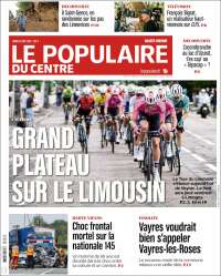 Portada de Le Populaire du Centre (Francia)