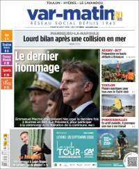 Portada de Var-Matin (Francia)