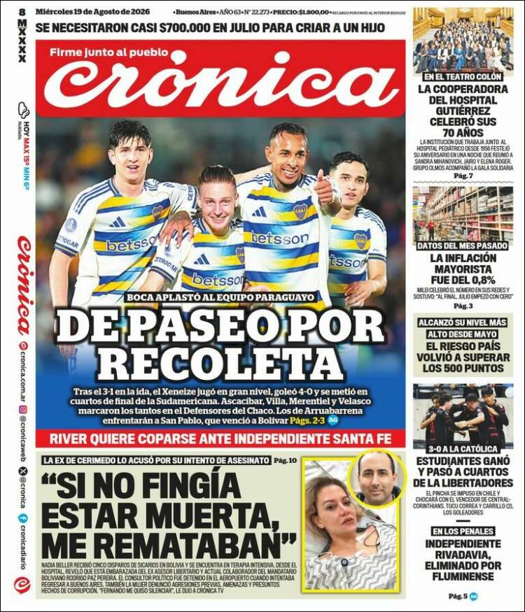 Portada de La Voz del Chaco (Argentina)