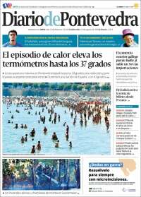 Portada de Diario de Pontevedra (Spain)
