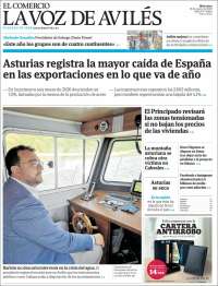 Portada de El Comercio - Avilés (Espa&ntilde;a)