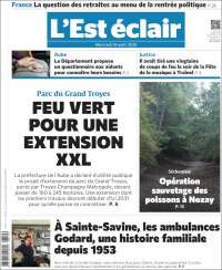 Portada de L'Est Eclair (France)
