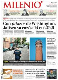 Portada de Milenio - Jalisco (M&eacute;xico)
