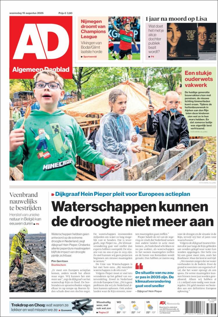 Portada de AD (Pa&iacute;ses Bajos)
