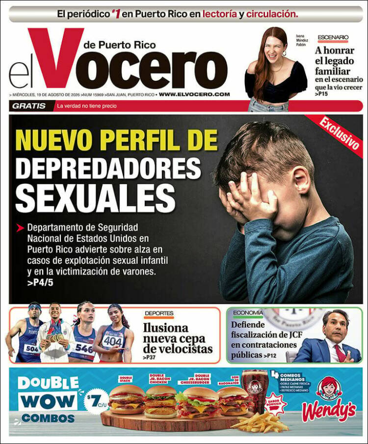 Portada de Vocero (Puerto Rico)