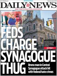 Portada de Daily News - New York (USA)
