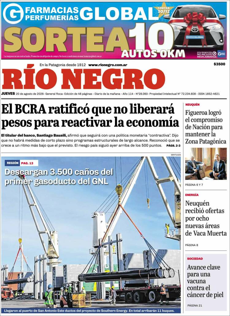 Portada de Rio Negro (Argentina)