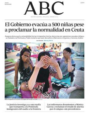 Portada de ABC de hoy