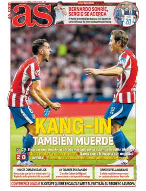 Portada de Diario AS de hoy