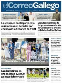 Portada de El Correo Gallego (Espa&ntilde;a)