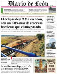 Portada de Diario de León (Espa&ntilde;a)