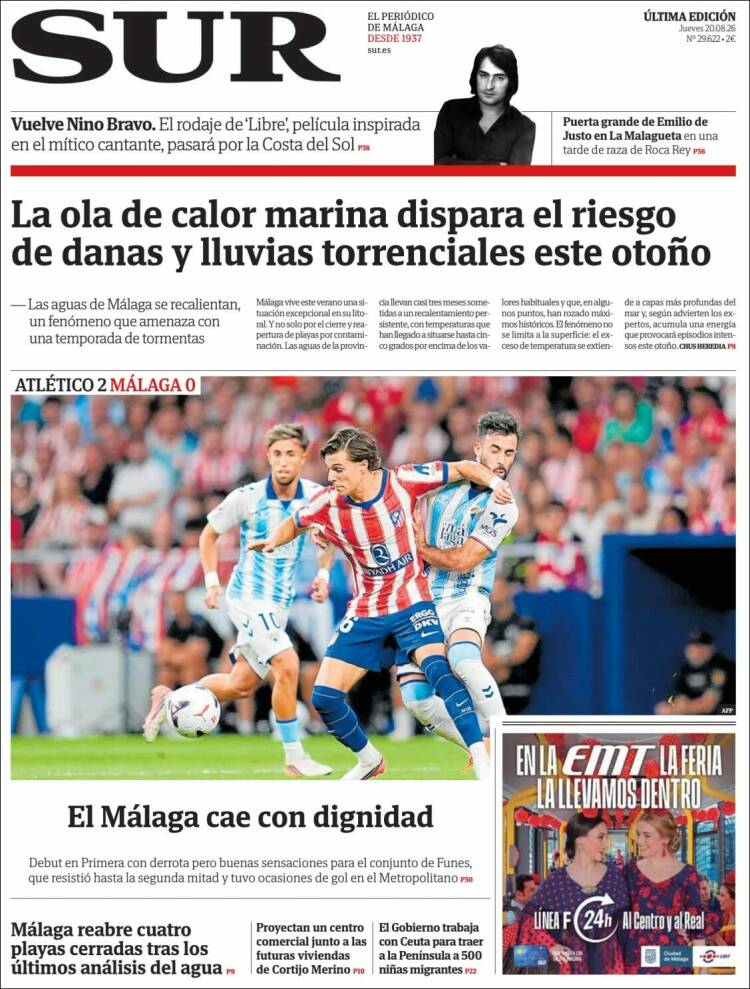 Portada de Diario el Sur (Espa&ntilde;a)