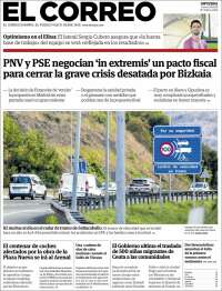 Portada de El Correo - Guipuzcoa (Espa&ntilde;a)