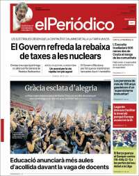 Portada de El Periódico de Catalunya (Espa&ntilde;a)