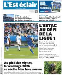 Portada de L'Est Eclair (Francia)