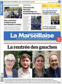 Portada de La Marseillaise (Francia)
