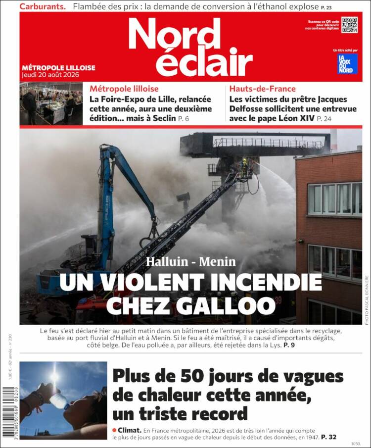 Portada de Nord Éclair (Francia)