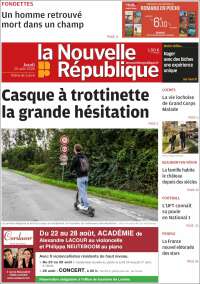 Portada de La Nouvelle Republique (Francia)