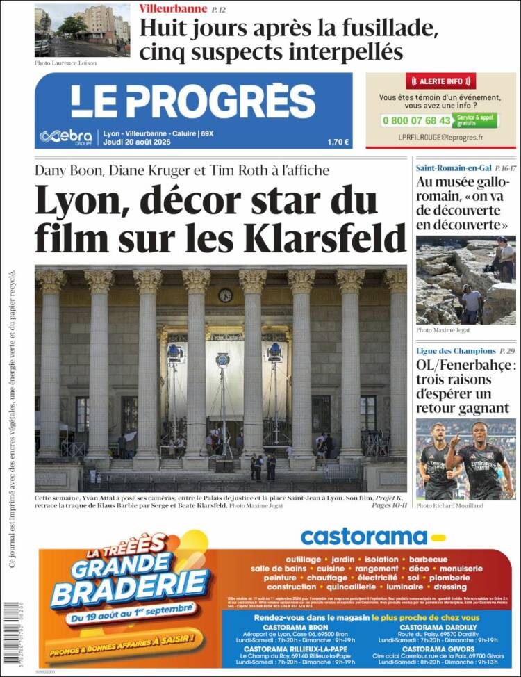 Portada de Progres de Fecamp (Francia)