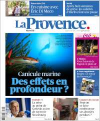 Portada de La Provence (Francia)