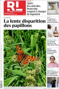 Portada de Le Republicain Lorrain (Francia)