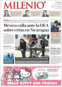 Portada de Milenio (M&eacute;xico)
