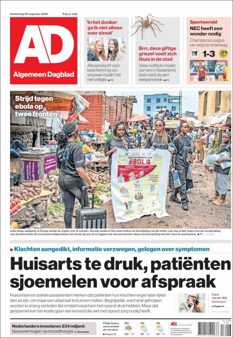 Portada de AD (Pa&iacute;ses Bajos)