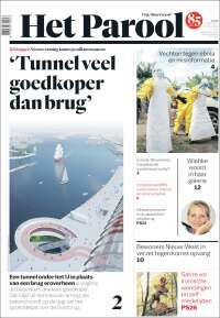Portada de Het Parool (Pa&iacute;ses Bajos)