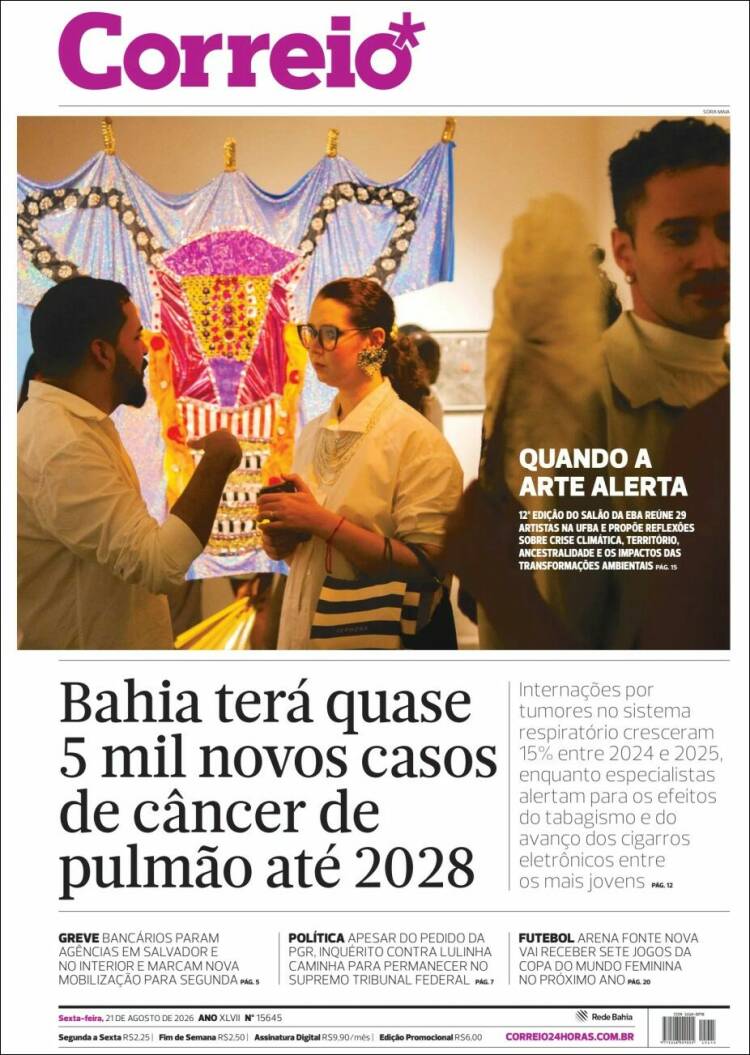 Portada de Correio* (Brasil)