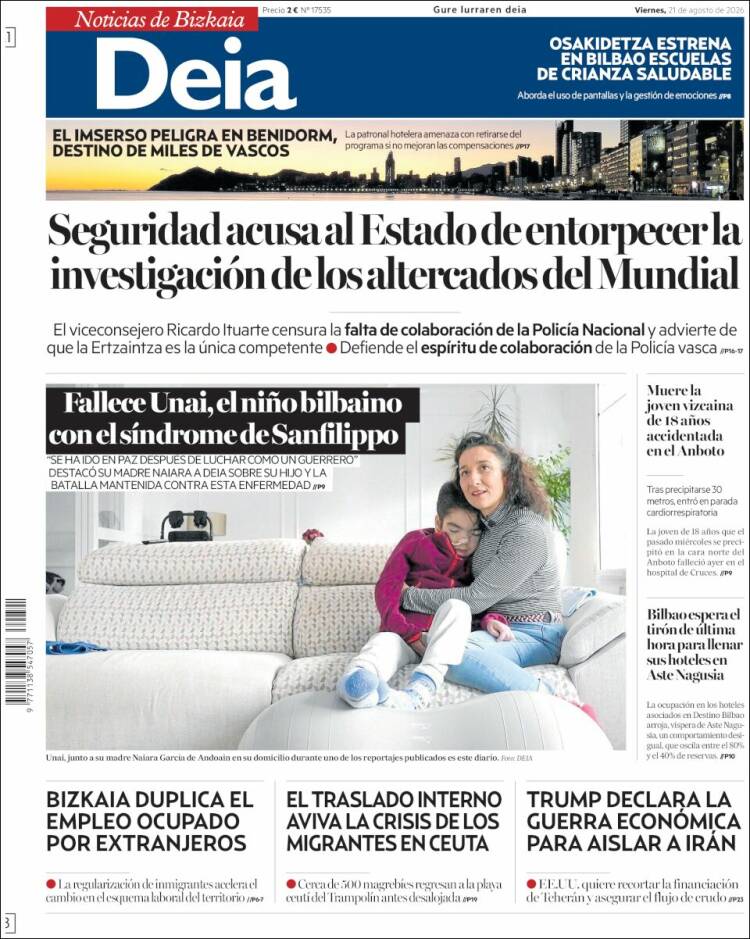 Portada de Deia (Espa&ntilde;a)