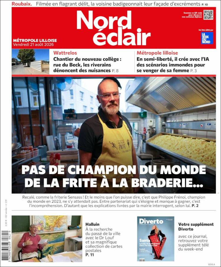Portada de Nord Éclair (Francia)