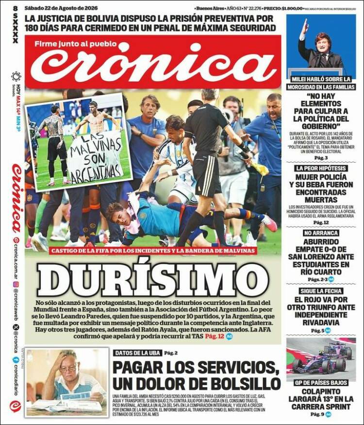 Portada de La Voz del Chaco (Argentina)