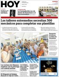 Portada de Hoy - Badajoz (Espa&ntilde;a)