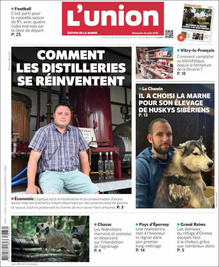 Portada de L'Union (Francia)