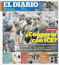 Portada de El Diario NY (USA)