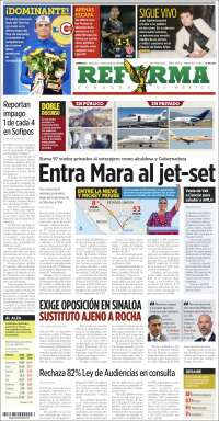 Portada de Reforma (Mexico)