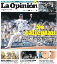 Portada de La Opinión (USA)