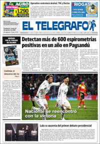 Portada de El Telégrafo (Uruguay)