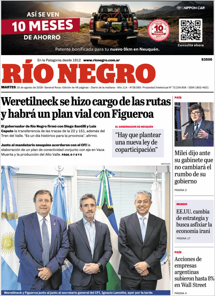 Portada de Rio Negro (Argentina)
