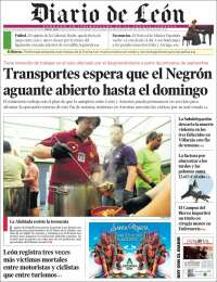Portada de Diario de León (Spain)