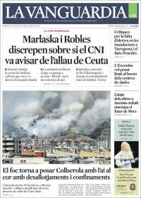 Portada de La Vanguardia (Espa&ntilde;a)