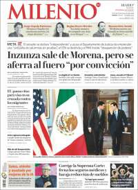 Portada de Milenio (Mexique)