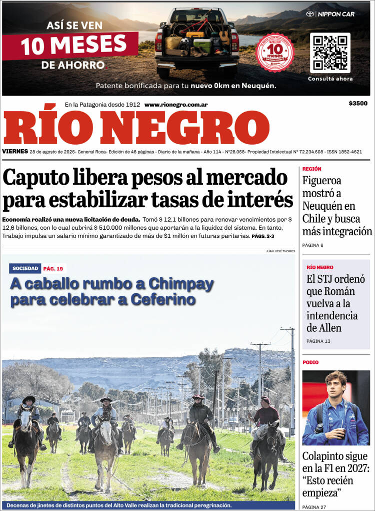 Portada de Rio Negro (Argentina)
