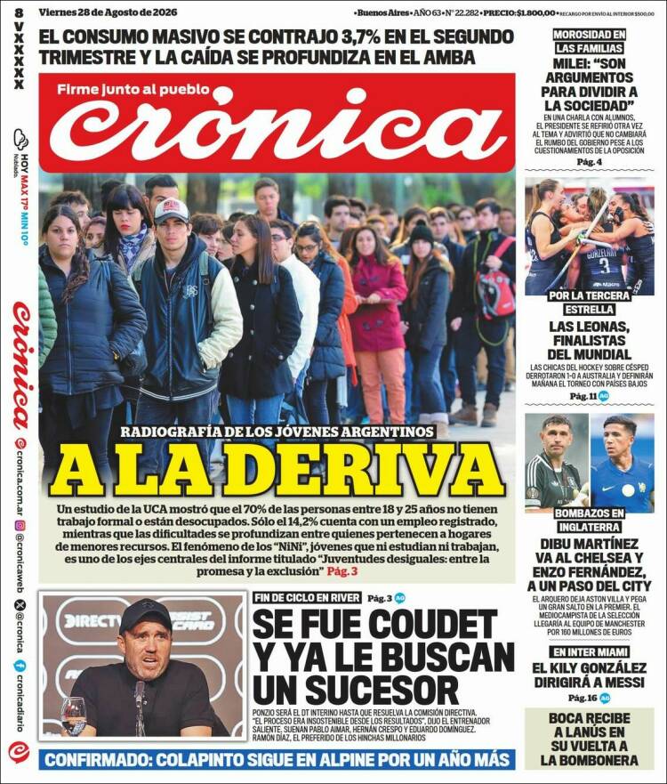 Portada de La Voz del Chaco (Argentina)